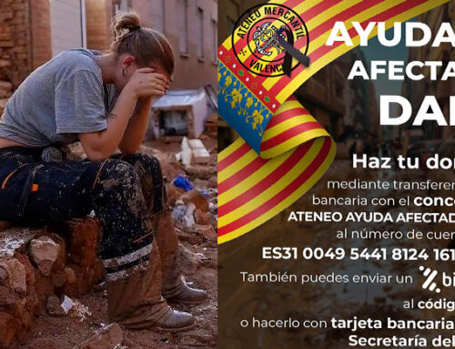 Colabora en la Campaña de Donación de Ayuda para los afectados por la DANA con pago por Bizum, tranferencia o tarjeta